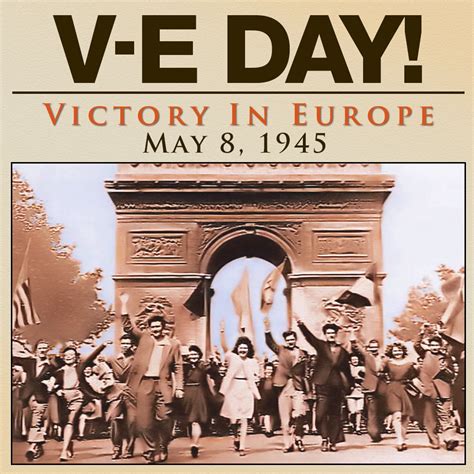 Victory in europe: on this day in 1945, nazi germany surrendered to the allied forces, marking ...