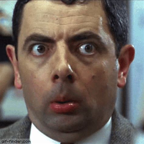 Mr Bean Rowan Atkinson GIF - MrBean RowanAtkinson SillyFace - Discover ...