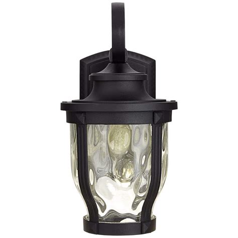 Merrimack 12 1/4" High Black LED Outdoor Wall Light - #2T837 | Lamps Plus