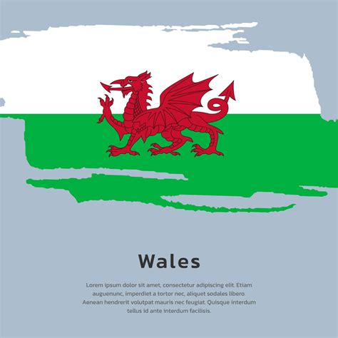 Illustration of Wales flag Template 13346511 Vector Art at Vecteezy