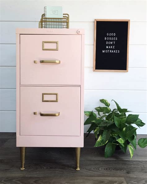 Chalk Painted Filing Cabinet Makeover | All Things Thrifty