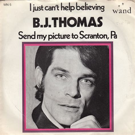 B.J. Thomas - I Just Can't Help Believing (7"si 1970) - Het Plaathuis