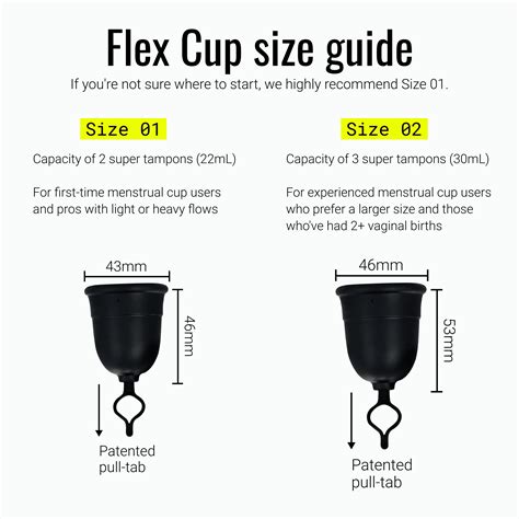 Flex Cup: Menstrual cup with patented pull-tab | Flex®