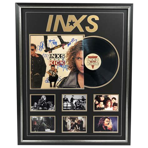 Music - INXS - Kick Signed & Framed Album Cover #28340 | Taylormade ...