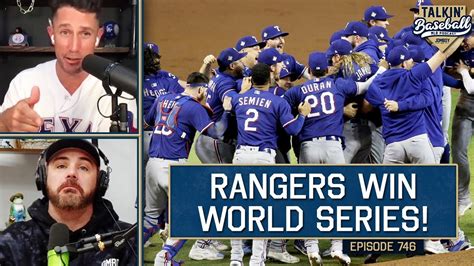 Texas Rangers Win the 2023 World Series! | 746 - YouTube