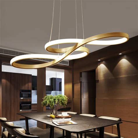 Minimalism DIY Hanging Modern Led Pendant Lights For Dining Room Bar suspension luminaire ...