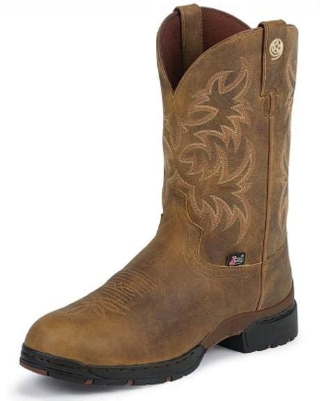 Justin George Strait 3.1 Waterproof Cowboy Boots - Round Toe - Sheplers