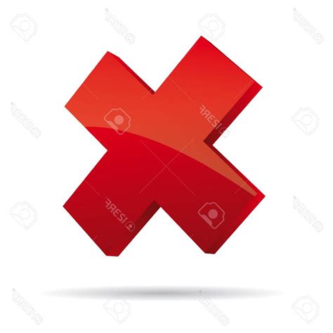 Red X Vector at Vectorified.com | Collection of Red X Vector free for ...