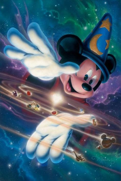 Sorcerer Mickey | Arte da disney, Arte do mickey mouse, Fantasia disney