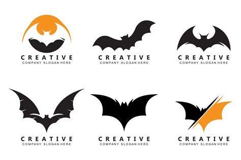 Bat Logo Design Graphic by AR Graphic · Creative Fabrica