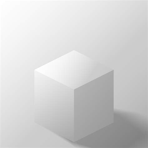 White Cube Vector Art, Icons, and Graphics for Free Download