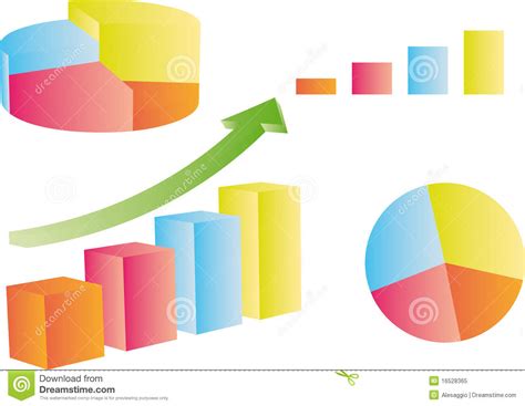 Financial diagrams stock vector. Illustration of design - 16528365