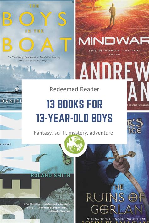 13 Books for 13 Year Old Boys (and Girls!) - Redeemed Reader