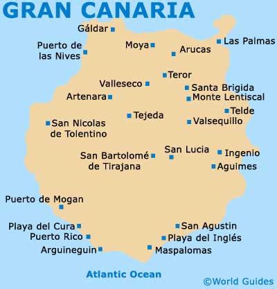 Map of Gran Canaria Airport (LPA): Orientation and Maps for LPA Gran ...