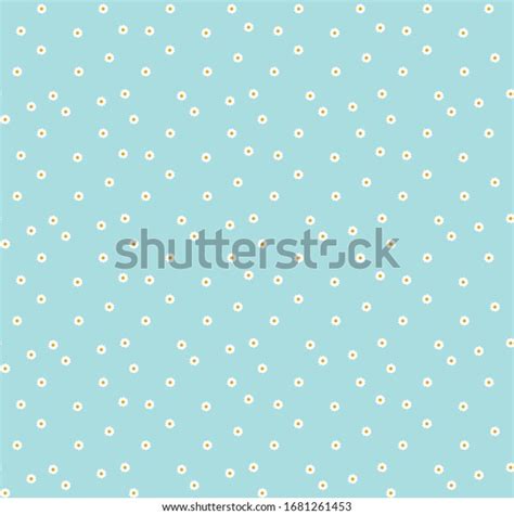 Hand Drawn Daisy Flower Vector Pattern Stock Vector (Royalty Free ...