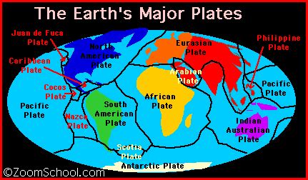 All About Plate Tectonics - Enchanted Learning