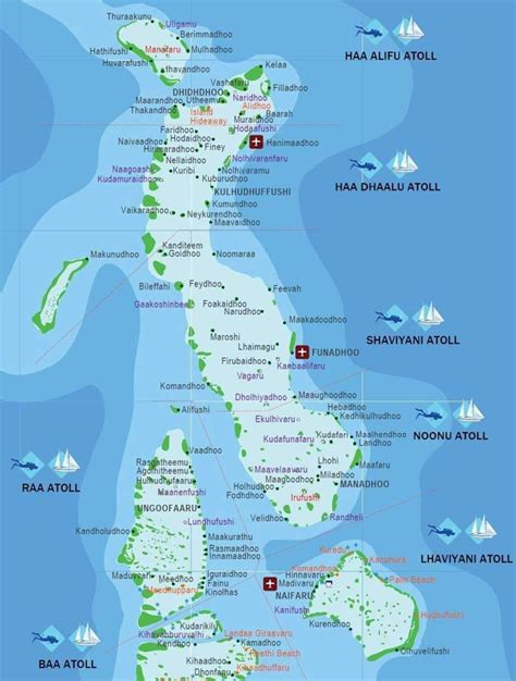 Map of the Maldives Islands | Maldives travel, Visit maldives, Maldives vacation