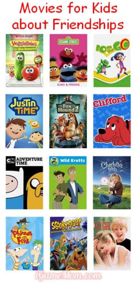 Educational movies for kids about friendships, great for kids movie nights, kids movie parties ...