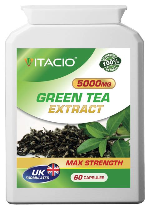 Green Tea Extract 5000mg Concentrated 60s Pills - Weight Loss Supplements