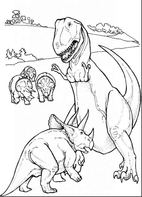 T Rex Skeleton Coloring Page at GetDrawings | Free download