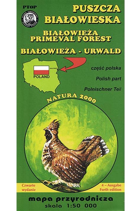 Białowieża Forest Paper Map – Wild Poland