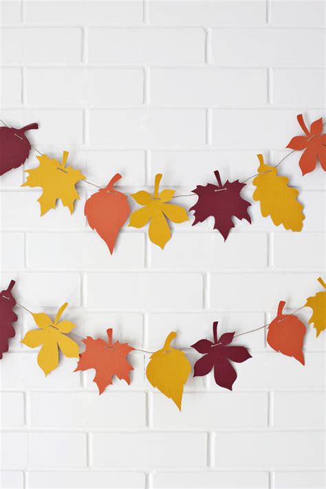 4 Easy Fall Garlands - A Beautiful Mess