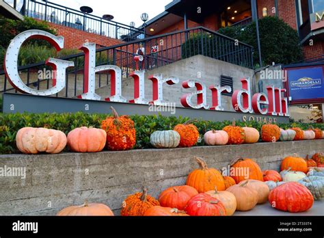 San Francisco, California: Ghirardelli Chocolate Company at Ghirardelli ...