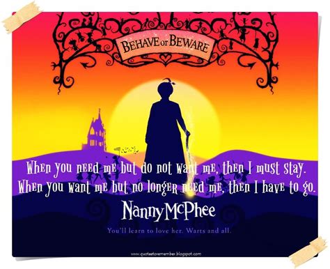 Quote to Remember: NANNY McPHEE [2005] | Nanny mcphee, Nanny mcphee ...