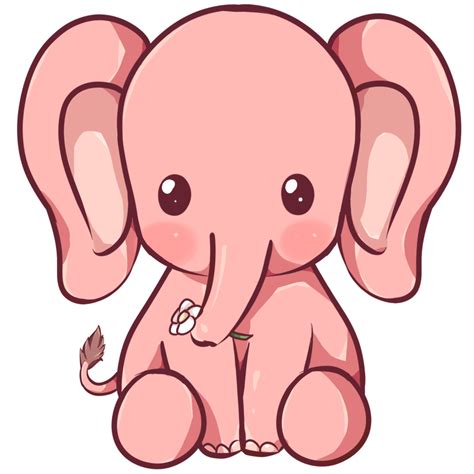 kawaii - Google Search | Cute elephant drawing, Cute elephant cartoon, Kawaii drawings