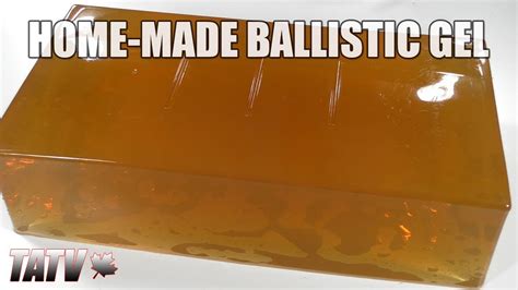 Home-Made Ballistic Gelatin - YouTube