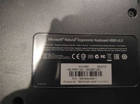 Продам клавіатуру Microsoft Ergonomic Keyboard 4000 v1.0: 750 грн ...