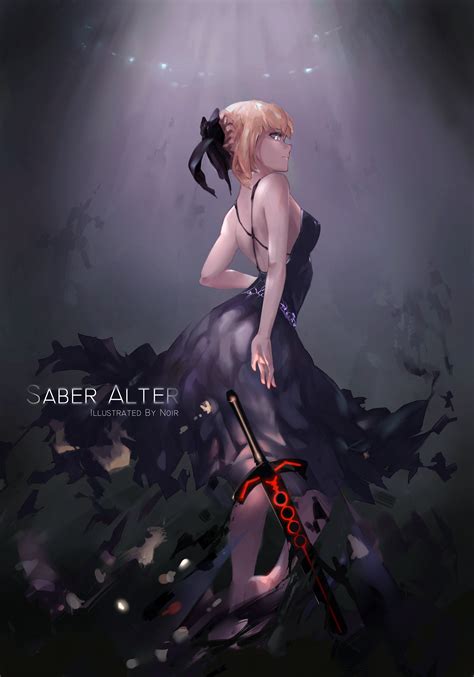 Fate Saber Alter Fanart - pic-potatos