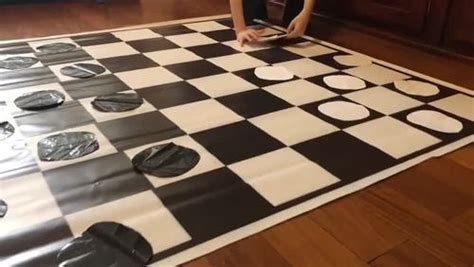 Giant dama board game, printable, floor game by sari kvin | TPT