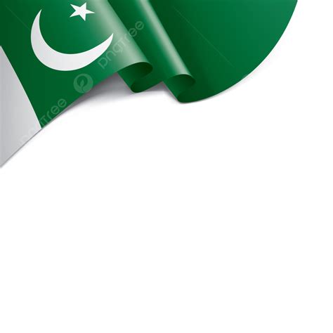 Pakistan Flag Vector PNG Images, Pakistan National Flag Vector Banner, White, Background ...
