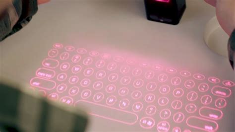 Company Invents a Laser-Projected Keyboard