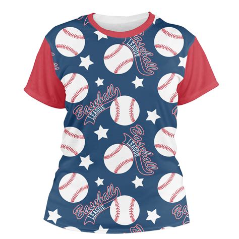 Custom Baseball Women's Crew T-Shirt | YouCustomizeIt