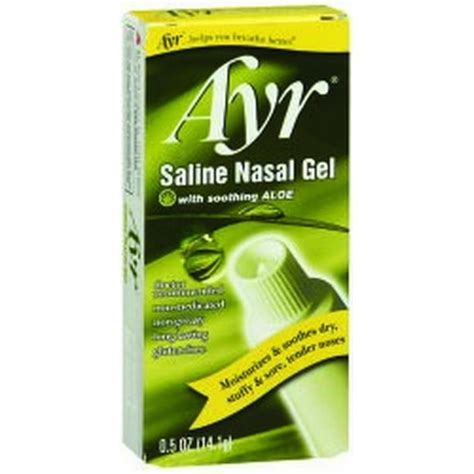 Ayr Saline Nasal Gel Nasal Moisturizer, 0.5 Ounce, 00225052547 - SOLD BY: PACK OF ONE - Walmart ...