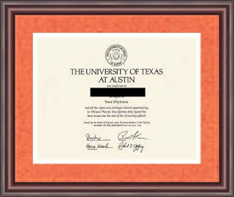 University of Texas Diploma Frame - Etsy