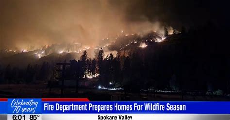 Spokane Valley Fire Department surveys 750 homes this fire season to ...