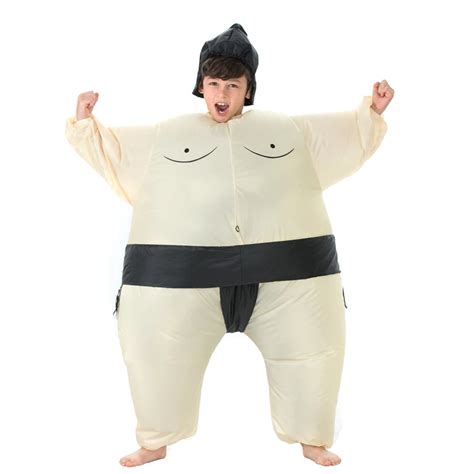 Fan Operated Inflatable Kids Sumo Suits Costume Sumo Wrestling Suits ...