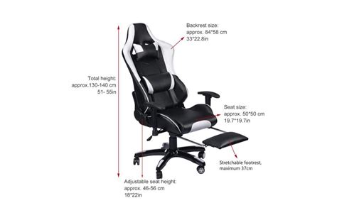 chaise gamer fauteuil gamer avec repose pied + oreiller dossier réglable - Achat/Vente fauteuil ...