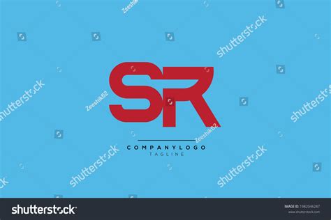 Alphabet Letters Initials Monogram Logo Sr Stock Vector (Royalty Free ...