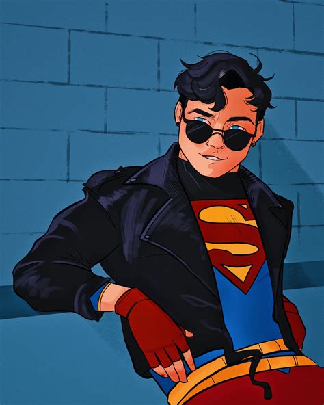 [Fan Art] 90s Superboy, by me! ig @artbyhelenhe : r/DCcomics