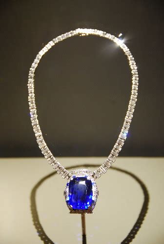 Bismarck Sapphire Necklace | The deep blue sapphire in this … | Flickr
