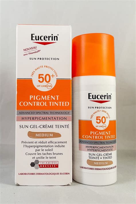 Eucerin Sun Protection - Pigment Control Tinted Cream Gel SPF50+ Medium ...