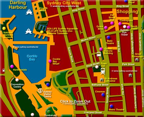 Darling Harbour Attractions Map