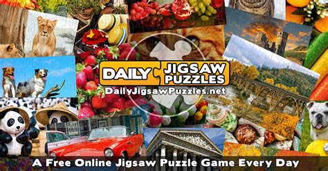 Daily jigsaw puzzles - a new online jigsaw puzzle added daily ...