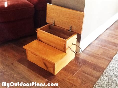 DIY Storage Step Stool | MyOutdoorPlans