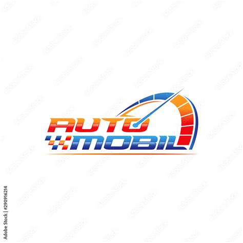 RPM automotive logo design. Editable logo design Stock Vector | Adobe Stock