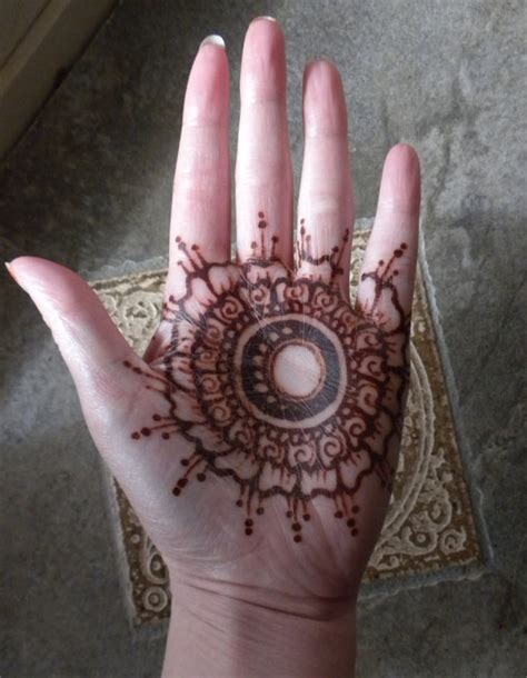 Henna Hand Flower Mandala by flowerwills on DeviantArt